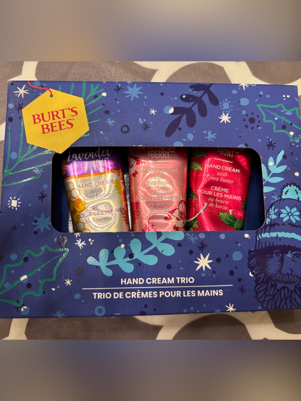 Burt's Bees Hand Cream Trio - Holiday Gift Set